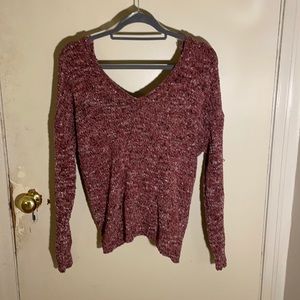 Alya twist back sweater